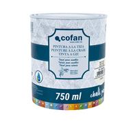 Cofan | Pintura a la tiza Chalk Paint | Adecuada para restauración y decoración de muebles | 750 ml | Blanco Vintage
