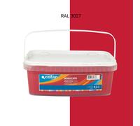 Cofan Pintura Plástica Monocapa Color Cereza Apta para usar en interior Cantidad 2.5 Litros