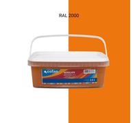 Cofan Pintura Plástica Monocapa | Color Naranja Tostado | Apta para usar en interior | Cantidad 2.5 Litros