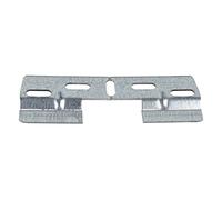 Cofan Placa Doble para Colgar y Fijar en Mobiliario | Medidas 130 mm y Hueco 42 mm