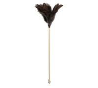 Cofan Plumero de Avestruz Nº3 | Mango de Madera | Plumero antiestático | Plumas Naturales | Longitud: 71 cm
