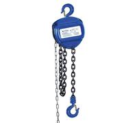 Cofan Polipasto de cadena manual – Altura 6 m – Capacidad 1000 kg – Azul