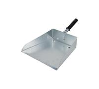 Cofan Recogedor metálico | Mango corto | Pala de chapa galvanizada | Diseño práctico | Pack de 16 unidades | Altura: 7 cm
