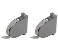 Cofan Recogedor para persianas | Recogedor abatible | Fabricado en PVC de alta calidad | 6 m x 20 mm (Paquete de 2)
