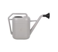 Cofan Regadera gris de 6 litros con cabezal desmontable, HDPE resistente, Asa de transporte, Regadera para interior y exterior