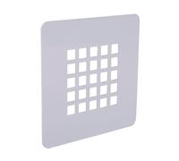 Cofan Rejilla de Ducha de Acero Inoxidable Cepillado, Cubierta de Drenaje 12,5 x 12,5 cm, Protector de Desagüe Cuadrado Antihuellas para Plato de Ducha