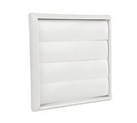 Cofan Rejilla de Ventilación con 4 Lamas Móviles | ABS Blanco | Diámetro de tubo 12 cm | Venta Unitaria