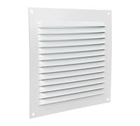 Cofan Rejilla de Ventilación | Fabricada en Aluminio Blanco | Medida de 15 x 15 cm | Medida Interior 12,5 x 12,5 cm | Unitario
