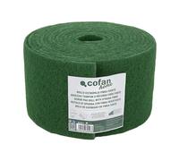 Cofan | Rollo de estropajo verde | Pack de 5 | Venta Unitaria | Medidas 14 x 600 cm