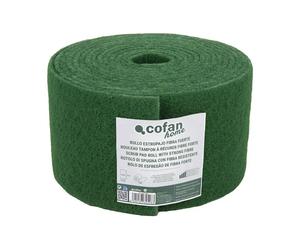 Cofan | Rollo de estropajo verde | Pack de 5 | Venta Unitaria | Medidas 14 x 600 cm