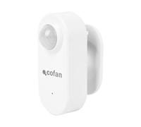 Cofan Sensor de movimiento WiFi – Detector Smart Life/Tuya, Alexa/Google, Blanco