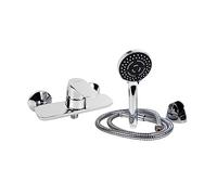 Cofan Set de Ducha que incluye: Grifo Monomando para ducha, Soporte, Flexo y Mango | Mango de ducha con 5 funciones