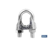Cofan Sujetacables Galvanizados DIN-741; Pack de 10