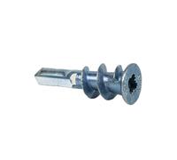 Cofan Taco Zamak para fijaciones en paneles de cartón yeso | Fijación para placas | Medidas: 13 x 37 mm | 100 Unidades