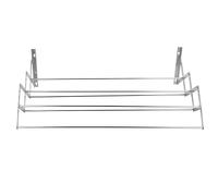 COFAN - Tendedero Extensible para Pared | Fabricado en Aluminio | Plegable con 6 Barras de Secado | Medida: 80 x 45,5 cm
