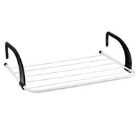 Cofan Tendedero para radiador/balcón – Acero pintado y polipropileno, 6 barras – 55 x 33 x 25 cm