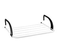 Cofan | Tendedero para Radiador/Balcón | Fabricado en Acero Pintado y Polipropileno | Con 6 Barras de Secado | Medidas: 50 x 33 x 25 cm