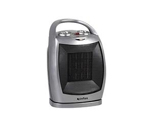 Cofan Termoventilador Eléctrico | Modelo Finlandia | Doble Función de Calor 750-1500 W | Calefactor Cerámico PTC