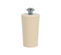 Cofan Tope para persianas en PVC | Medida 40 mm | Incluye tornillo métrica 6 | Color Marfil (1, Marfil)