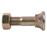 Cofan Tornillo de arado DIN 608 – Cuello cuadrado, tuerca DIN 934 incluida, Clase 8.8, M7/16 x 50
