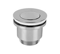 Cofan Válvula Click-Clack | Fabricada en Latón Cromado | Rosca 1" 1/4 | Incluye Tapón Pequeño de Ø37 mm