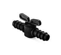 Cofan Válvula de riego en color negro | Apto para manguera y nebulizador | Uso recomendado para jardinería, agricultura, hogar y espacios industriales