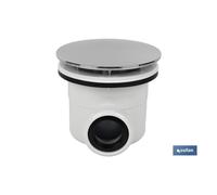 Cofan - Válvula Sifónica para Plato de Ducha Ø60 Ø90 Salida Ø40 Mm