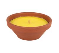 Cofan Velas de Citronela en Recipiente de Terracota | Capacidad 300g | Duración 20 Horas | Pack 6 Unidades