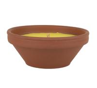 Cofan Velas de Citronela en Recipiente de Terracota | Capacidad 300g | Duración 20 Horas | Pack 6 Unidades