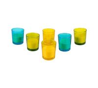 Cofan Velas de Citronela en Vasos de Colores, 6 Unidades, Grande | Pack de 6 o Venta unitaria, Color Aleatorio, Capacidad 200 g, Duración aproximada 30 Horas
