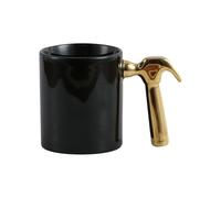 Coffee Mug - 350ml Hammer Handle Ceramic Funny Drinkware | Coffee Cup | For Birthday Christmas Thanksgiving Husband Dad Home Kitchen Office Bar | Creative Novelty Gift For Men Fathers Craft Enthusiast