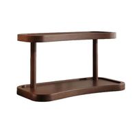 Coffee Mug Stand - 2-Tier Multi-Functional Shelf Organizer, Space-Saving Mug Display Rack, Stable Countertop Storage for Adults Family Kitchen Indoor Tabletop Dormitory Coffee Bar, Metal Mugs Holder