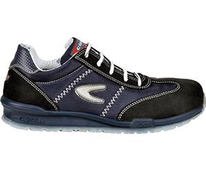 Cofra Zapatilla Técnica Azul Unisex Adulto Hombre Slipper Cerrada Puntera Plano Pull On Cuero Poliéster