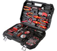 Cofre Herramientas 68-tlg. Set de Llave Vaso Destornillador Alicates
