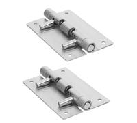 COHEALI 2 Piezas Bisagras de Puerta Plegables de Acero Inoxidable para Armarios de Cocina, Herrajes Desmontables Resorte, Ideales para Puertas Interiores y Gabinetes
