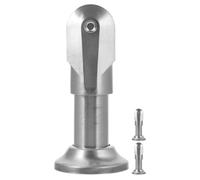 COHEALI 3 Piezas Soporte para Barandillas y Estantes de Vidrio en Acero Inoxidable Plata, Resistente al Desgaste Diseño Elegante para Montaje Seguro