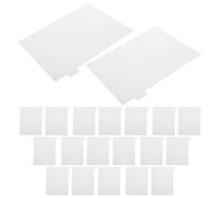 COHEALI 32 Piezas Separadores en Blanco para Carpeta de Papel Blanco 160 G 3 Agujeros, Divisores de Índice Superficie Lisa para Escribir en Oficina y Planificadores Personales