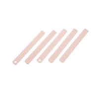 COHEALI 5 Piezas Guía para Aplanar sobre Tabla de Barro Palitos de Cerámica de 2-6 Mm, Control Preciso de Grosor para Proyectos de Arte DIY y Talleres
