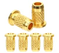 COHEALI 6 Piezas Casquillos para Cuerdas de Guitarra Tapas de Cuerdas Metal Dorado para Guitarra Eléctrica y Mejora de Resonancia