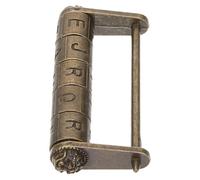 COHEALI Cerradura Vintage de Combinación para Joyero y Gabinete, Aleación de Zinc Estilo Retro Chino, Adecuada para Adorno y Obsequio
