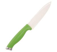 COHEALI Cuchillo de Cerámica para Rebanar Frutas y Verduras con Funda Verde | Hoja de 10cm, Mango de Plástico Suave, Corte Limpio para Cocina Doméstica y Presentación Ordenada