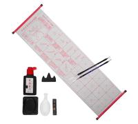 COHEALI Juego de Caligrafía Portátil con Pinceles de Tinta China para Principiantes y Profesionales, Diseño Portátil con Papel para Escribir y Piedra de Tinta para Uso al Aire Libre