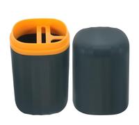 COHEALI Portacepillos de Dientes de Viaje Portátil y Ligero para Casa | Plástico Reutilizable, Fácil Limpieza, para Cepillo y Peine, Contenedor Compacto, Uso Doméstico y Viaje