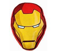 Cojín 3D de Iron Man Avengers, 40 cm, Peso Aprox. 260g, Microfibra Suave, Ideal para Decoración del Hogar