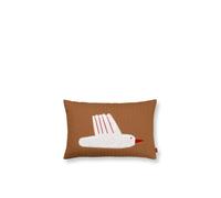 Cojín Acolchado con Forma de Pájaro, Rectangular, Algas de Azúcar