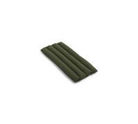 Cojín acolchado suave Palissade para silla de comedor con reposabrazos, color oliva.