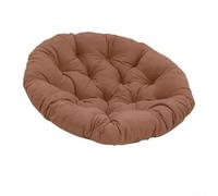 Cojín colgante para silla de 60 x 60 cm, cojín redondo para asiento de patio con relleno de algodón PP, alivio de presión ergonómico para mecedoras, cestas de columpio, uso en interiores y exteriores