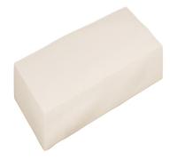 Cojín de asiento plástico crema 48x106x8 cm