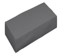 Cojín de asiento plástico gris oscuro 48x106x8 cm