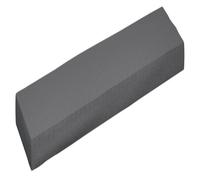 Cojín de asiento plástico gris oscuro 48x206x8 cm
